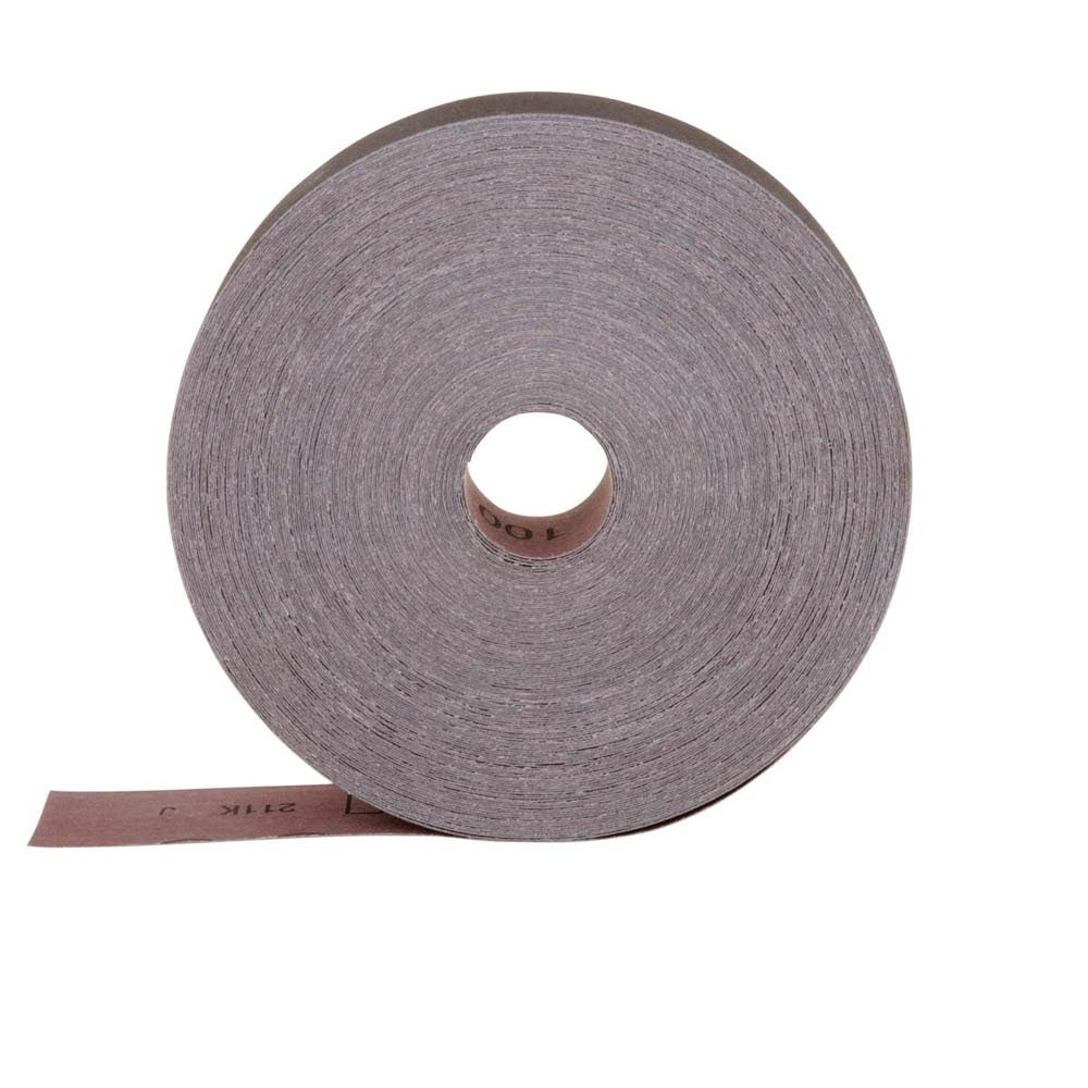 3M 211K Utility Cloth Roll , Aluminum Oxide, 2" Width x 50yd Length, 100 Grit (7000118334) (5 Pack) - 4
