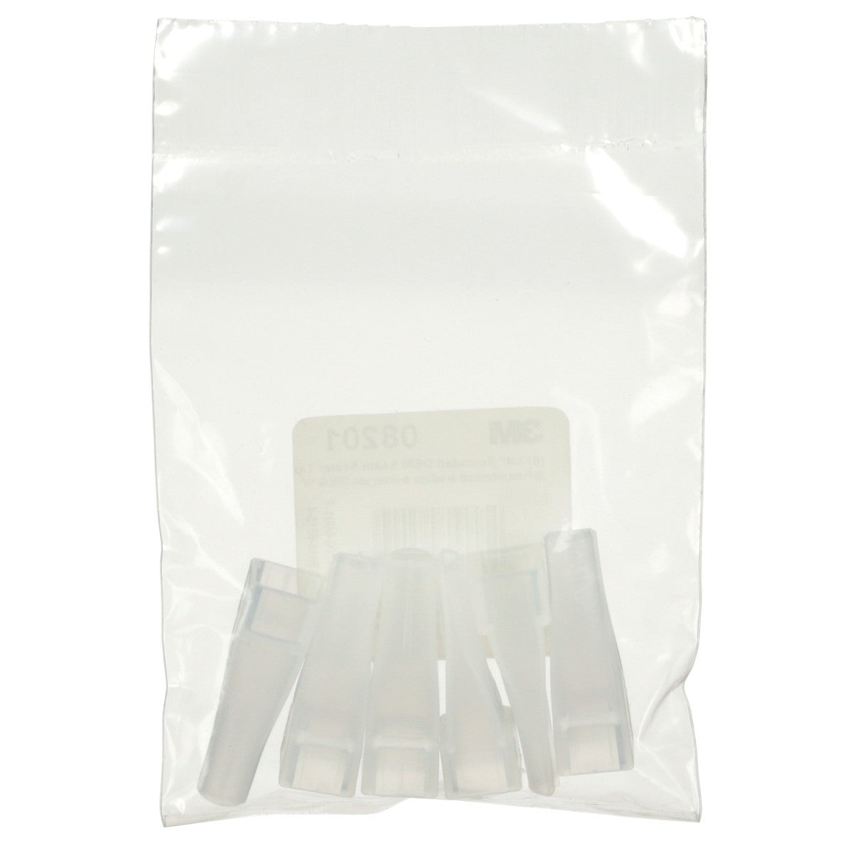 3M 08201 OEM Seam Sealer Tip, 1/4 in Rounded, Opaque Plastic (7000118467) (36 Pack) - 7