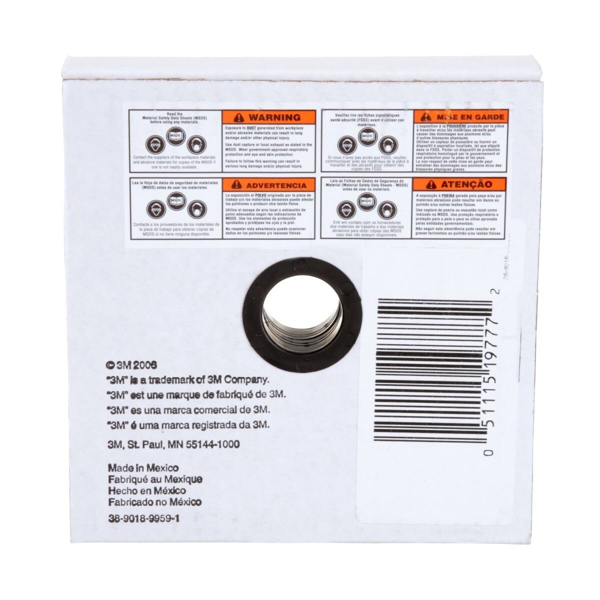 3M 314D Utility Cloth Roll, Aluminum Oxide P320 J-weight, Maroon, 1 in x 20 yd (7000118499) (5 Pack) - 6