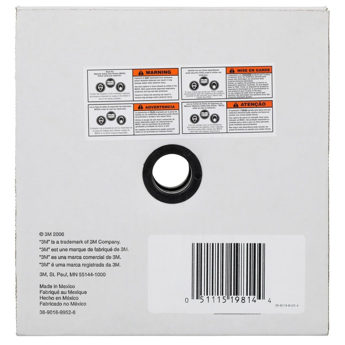 3M 314D Utility Cloth Roll, Aluminum Oxide, P400, Maroon, 2 in x 50 yd (7000118534) (5 Pack) - 4