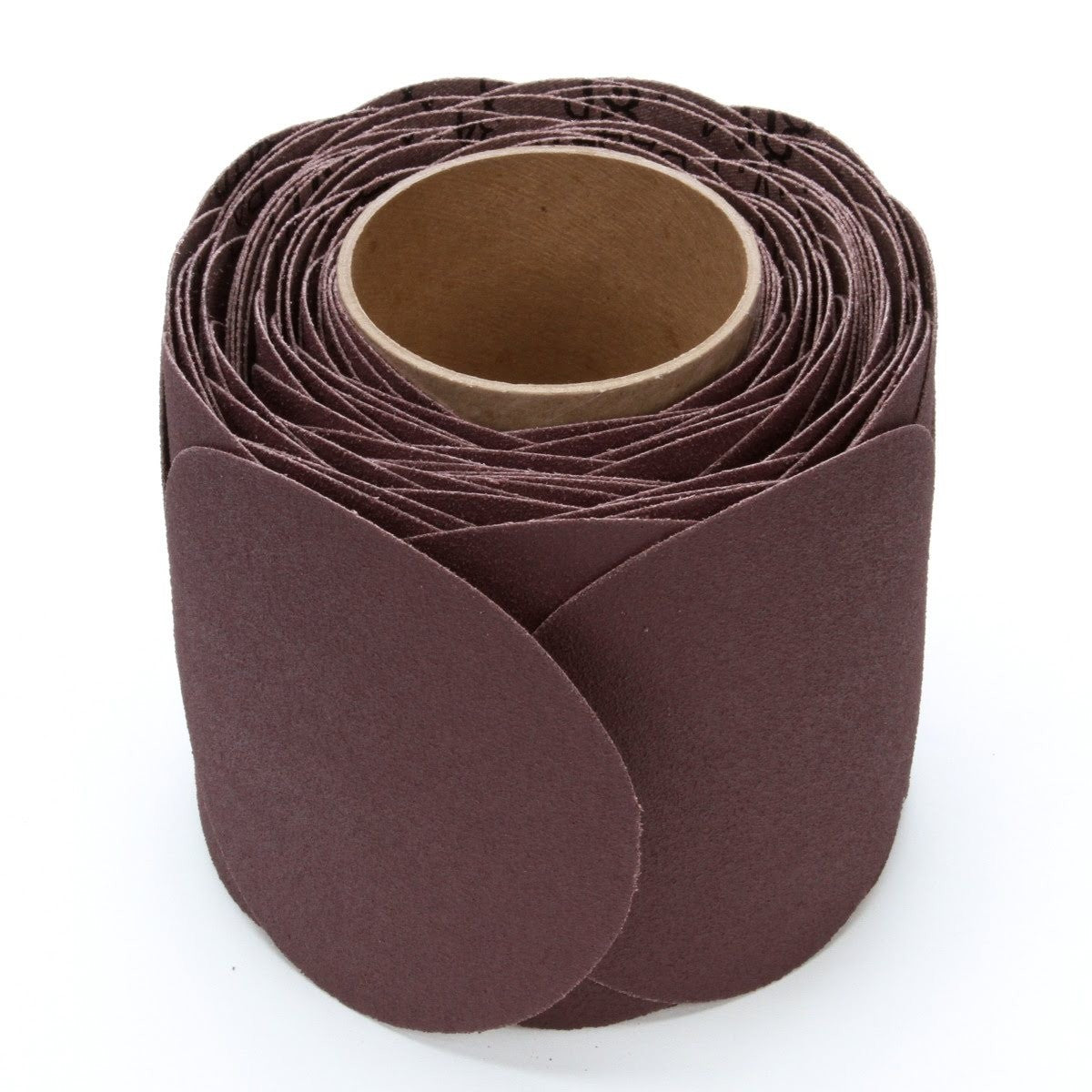 3M 341D Stikit Cloth Disc Roll, PSA, Aluminum Oxide, 80 Grit, X Weight, Brown, 5 in, No Hole, Die 500X, 100 Discs per Roll (7000118783) (4 Pack)