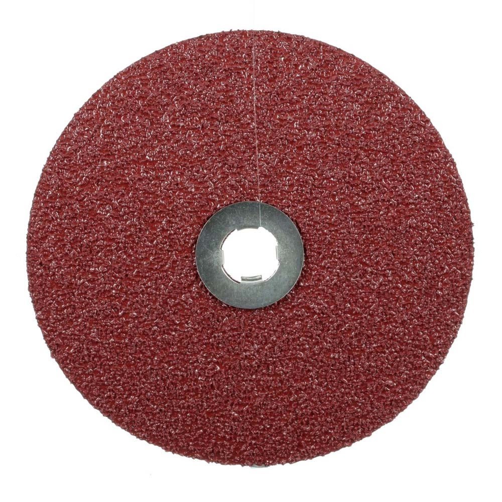 3M 982C Cubitron II Fibre Disc 7 in. GL Quick Change 36+ Grit Precision-Shaped Grain Abrasive Discs for Heavy Grinding, Deburring, Beveling, Finishing, and Weld Removal (7000119163) (25 Pack) - 3