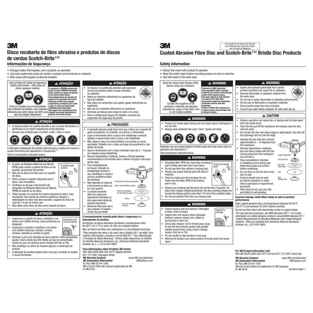 3M 7000119196 Cubitron II Fibre Disc 982C, 4-1/2 in x 7/8 in, 60+ Grit Precision-Shaped Grain for Heavy Grinding, Deburring, Beveling and Weld Removal (25 Pack) - 7