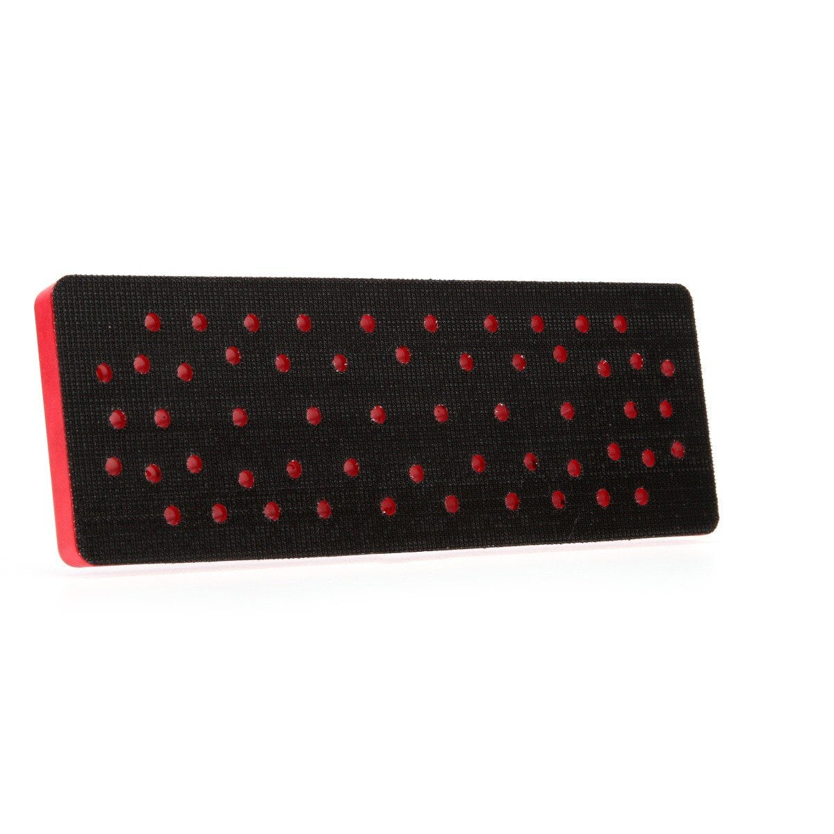 3M Cubitron Hookit Clean Sanding Pad, 33 Holes, Red Foam, 70 mm x 198 mm x 12.7 mm (28531) (7000119342) (5 Pack) - 2