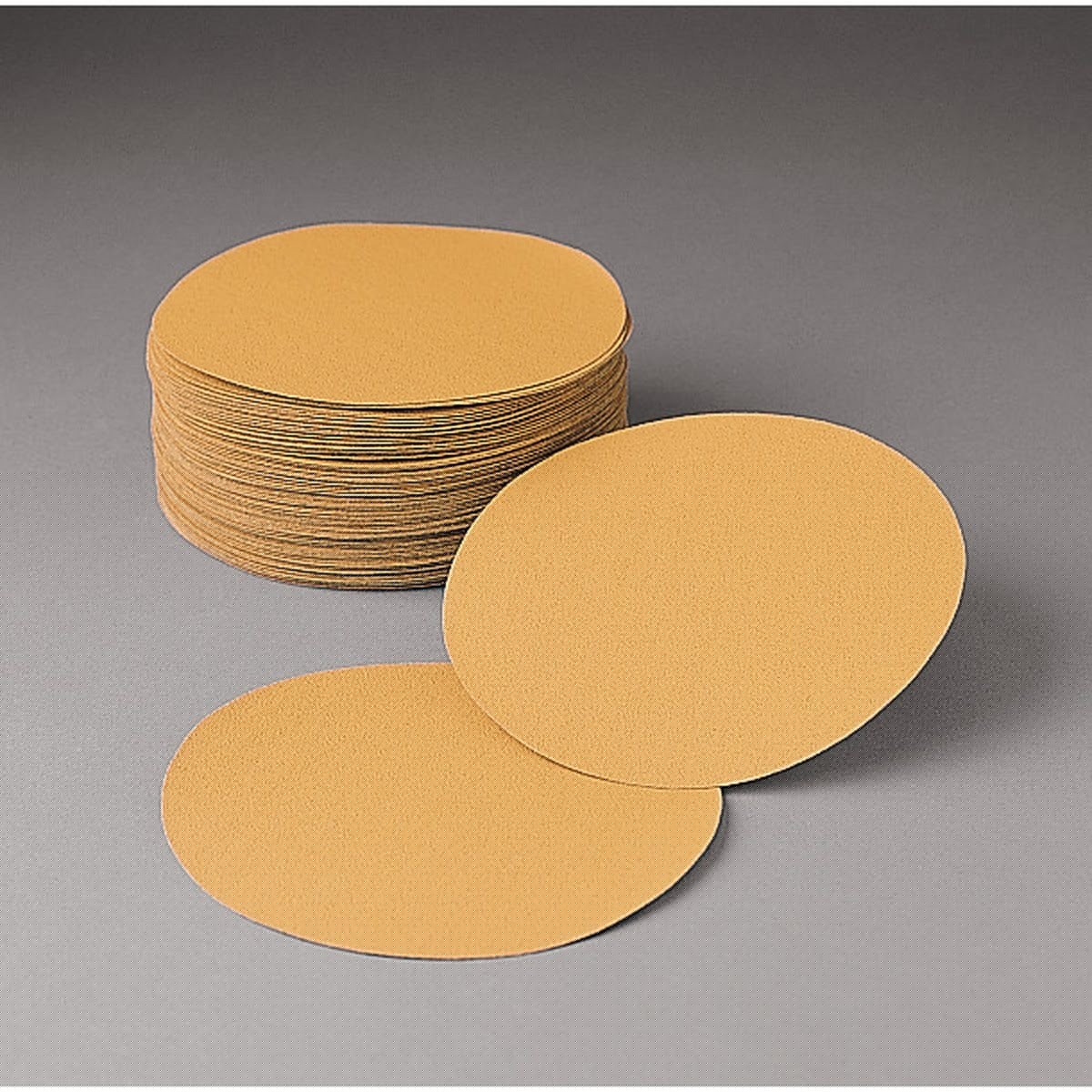 3M 255L Stikit Gold Film Disc Roll, PSA, Aluminum Oxide P150, 5 in, 125 Discs per Roll (82468) (7000119422) (4 Pack) - 5