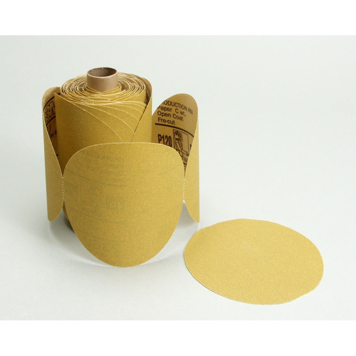 3M 236U Stikit Paper Disc, P180 C-weight, 6 in x NH, Die 600Z (7000119555) (4 Pack) - 2