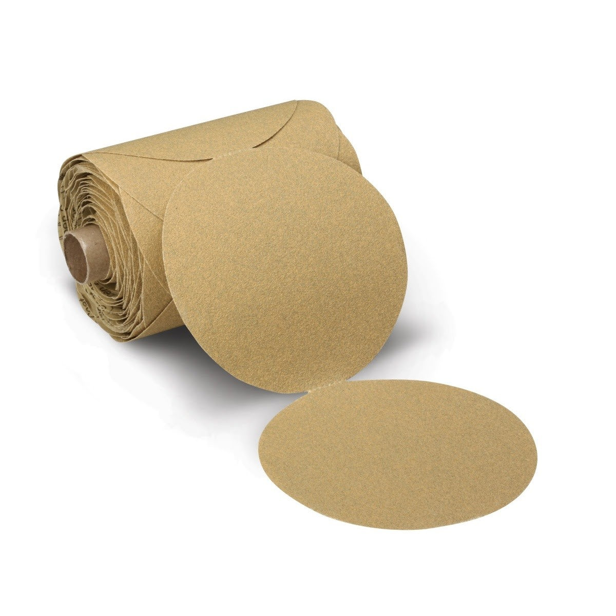 3M 236U Stikit Paper Disc, P220 C-weight, 6 in x NH, Die 600Z (7000119556) (4 Pack)