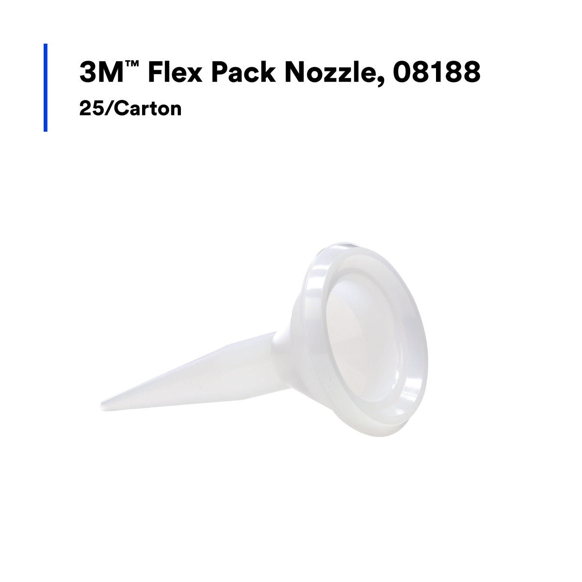 3M 08188 Flex Pack Nozzle (7000119729) (150 Pack)