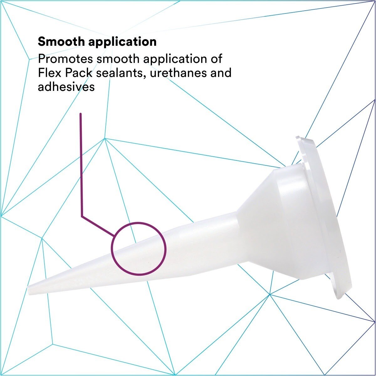 3M 08188 Flex Pack Nozzle (7000119729) (150 Pack) - 3
