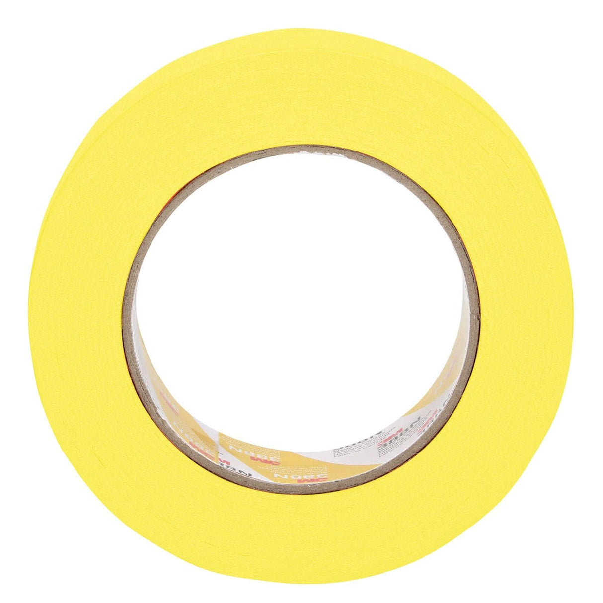 3M 388N 06654 Automotive Refinish Masking Tape, Yellow, Crepe Backing, Moisture and Solvent Resistant, 36 mm x 55 m (7000119817) (24 Pack) - 5