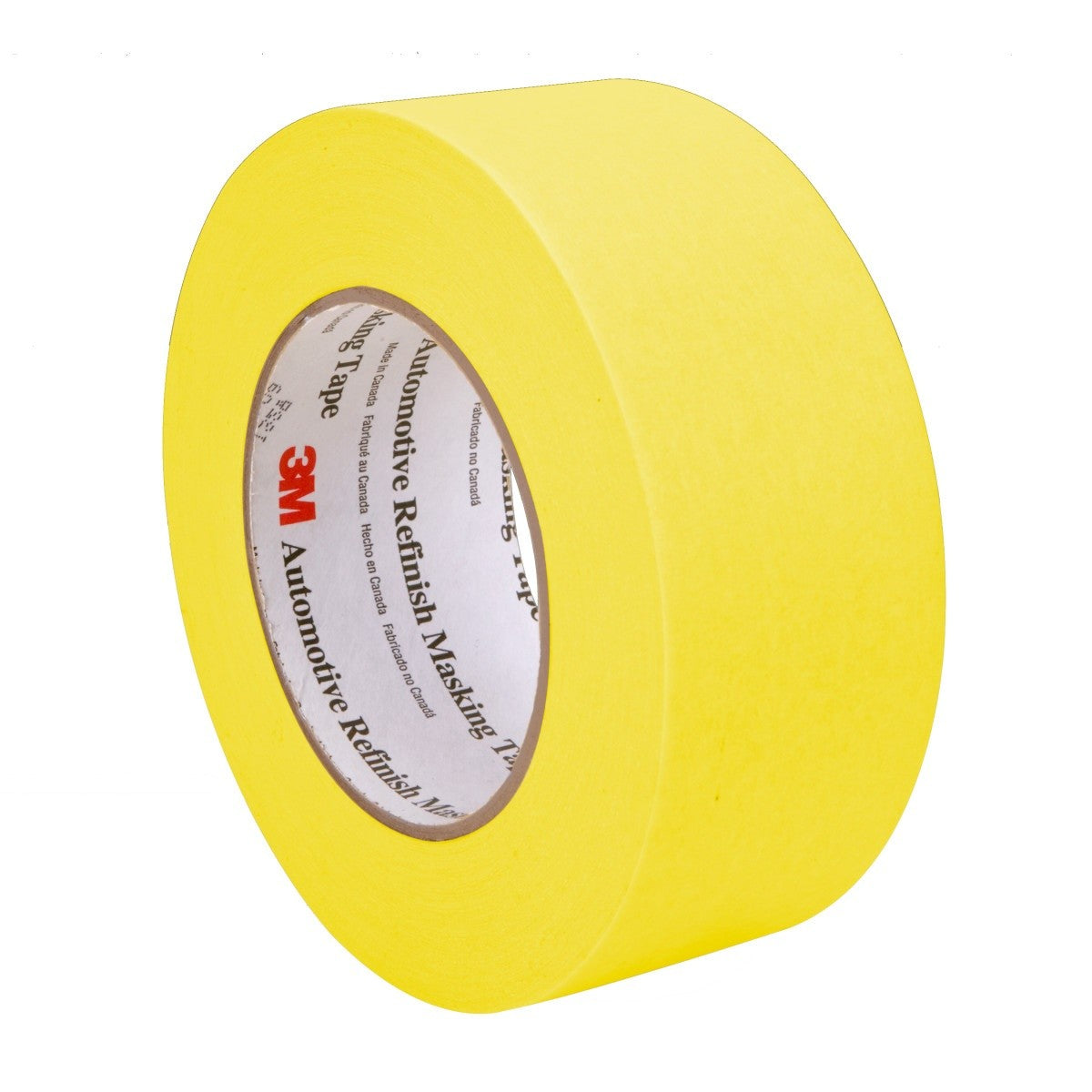 3M 388N Automotive Refinish Masking Tape, Rubber Adhesive, Yellow Crepe Paper Backing, Moisture and Solvent Resistant, 48 mm x 55 m (06656) (7000119819) (24 Pack) - 6