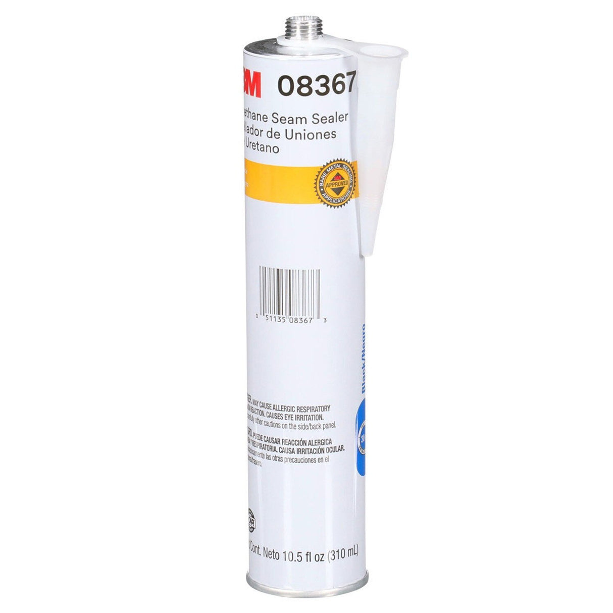 3M 08367 Urethane Seam Sealer, Black, High Solids, Permanently Flexible, 310 mL 10.5 fl oz Cartridge (7000119968) - 4
