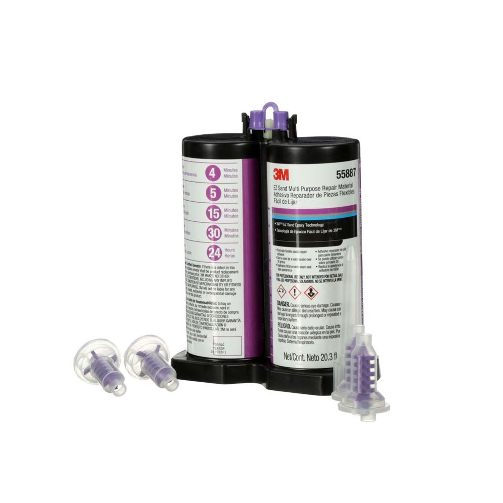 3M 55887 EZ Sand Multi Purpose Repair Material, 600 mL DMS Cartridge (7000119976) (4 Pack) - 2