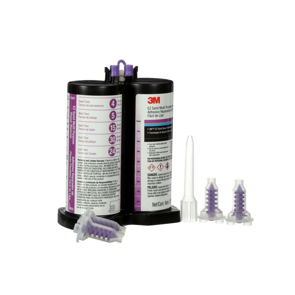 3M 55887 EZ Sand Multi Purpose Repair Material, 600 mL DMS Cartridge (7000119976) (4 Pack) - 3