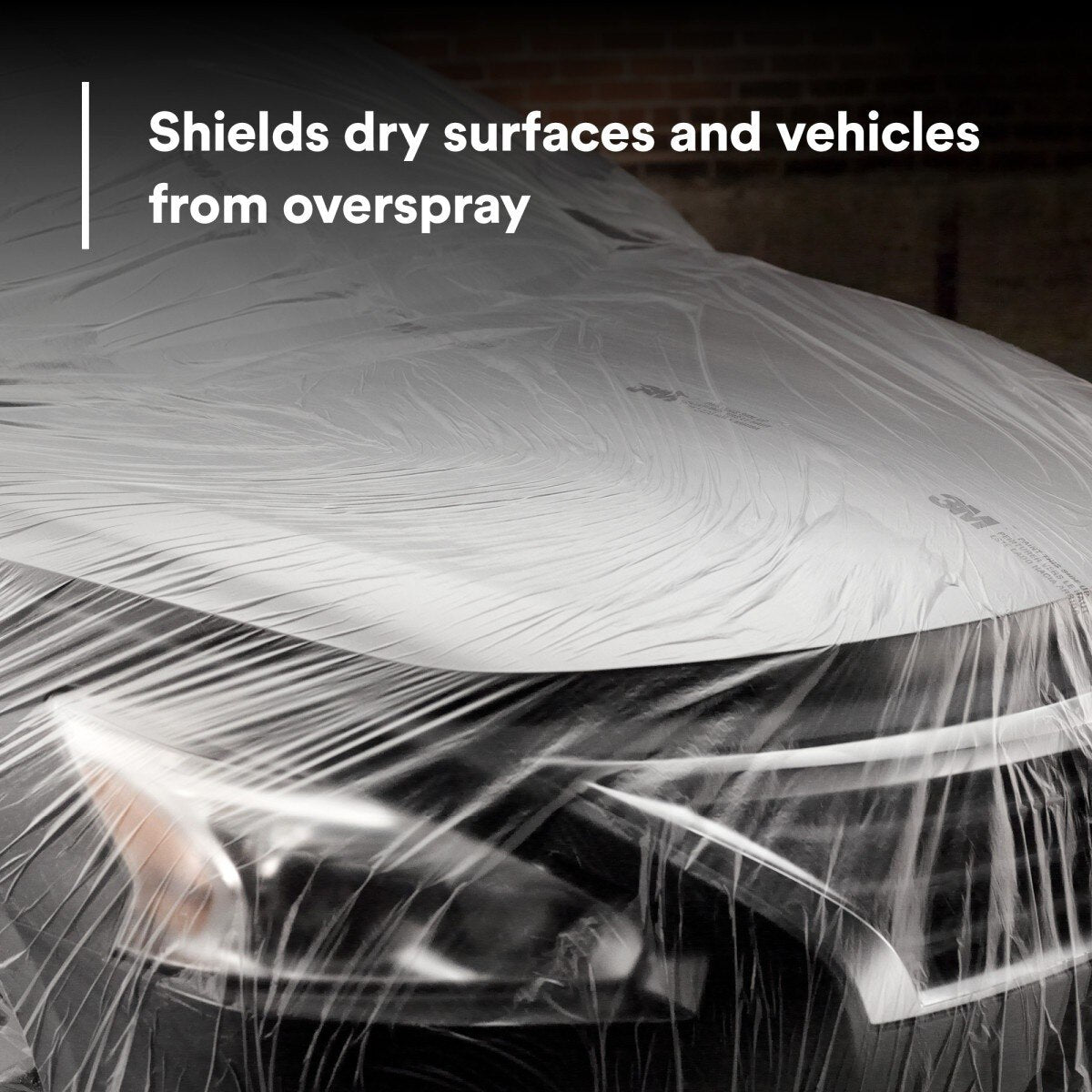3M 06742 Overspray Protective Sheeting Paintable High Density Tear Resistant Translucent 20 ft x 250 ft (7000120043) - 4