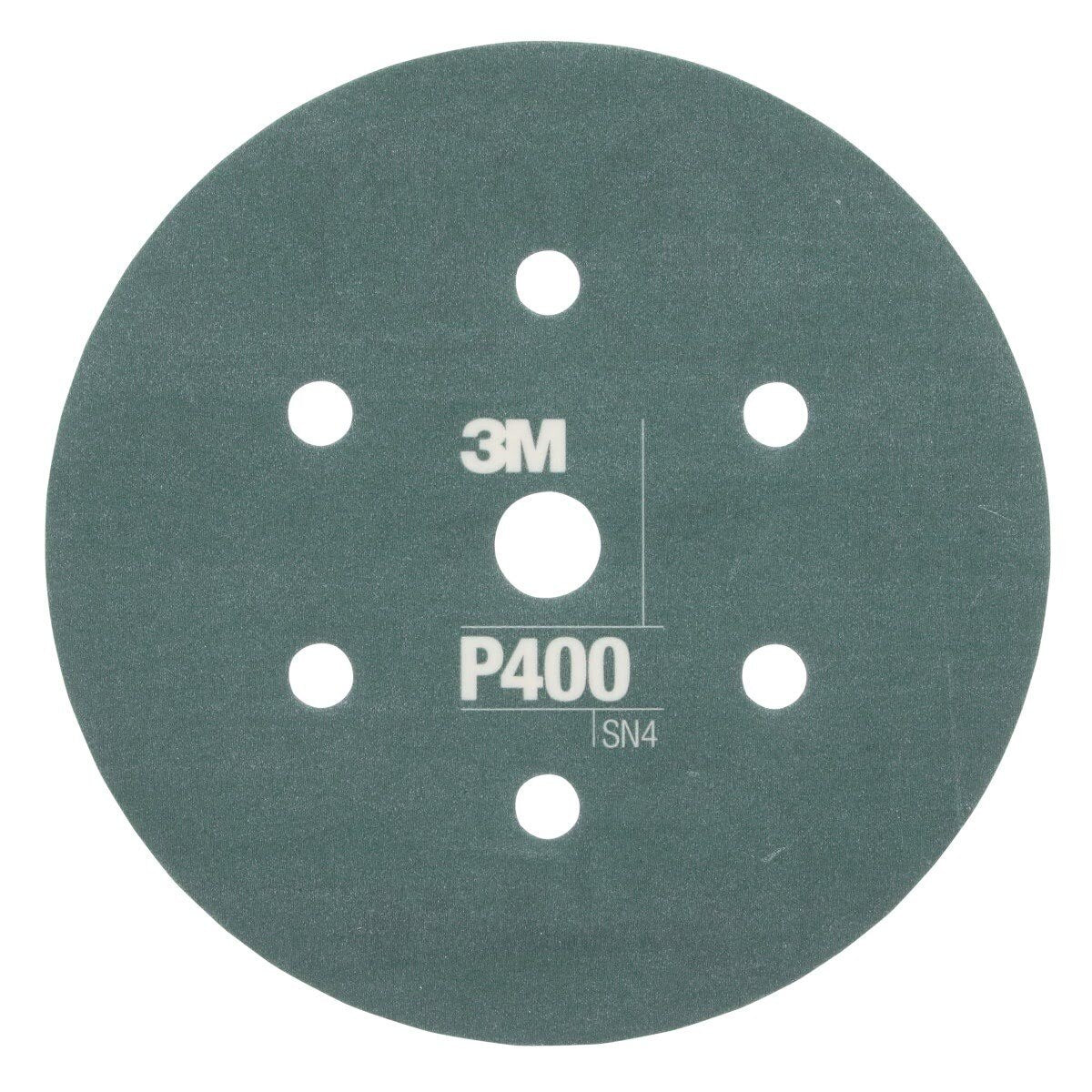 3M 270J 34403 Hookit Flexible Abrasive Disc, Dust Free, P400, Gray, 6 in, Primer Sanding, E coat Sanding (7000120193) (125 Pack)