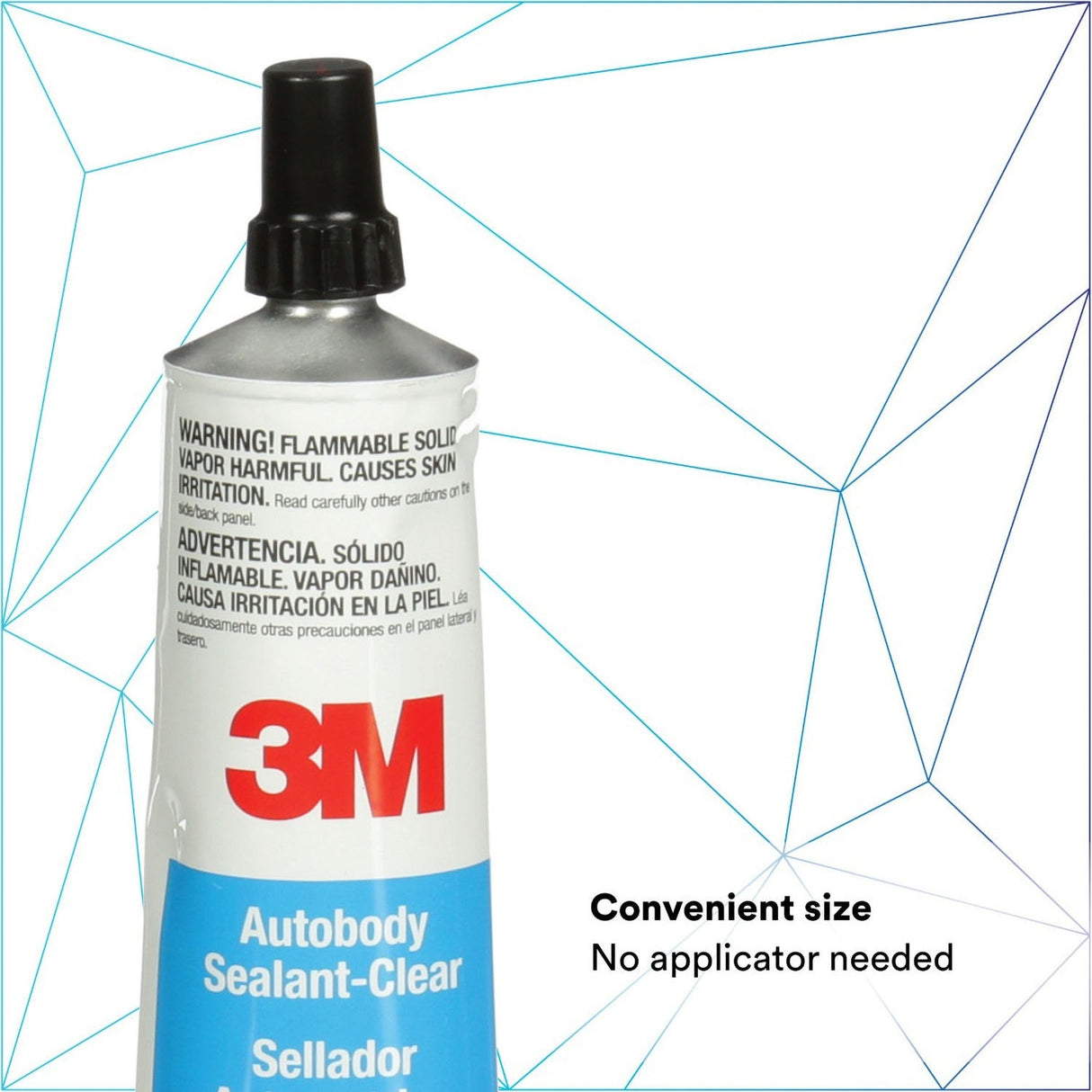 3M Ultrapro Autobody Sealant, Clear, High-Solids, Heavy-Bodied, Fast-Curing, Solvent-Based, 5 oz Tube (08302) (7000120449) (6 Pack) - 8