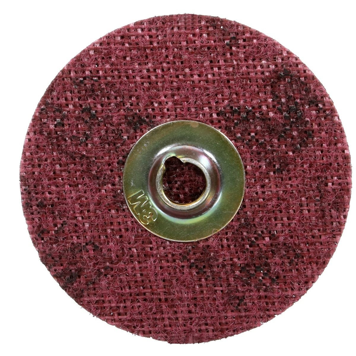 3M SC-DM Scotch-Brite Roloc Surface Conditioning Disc AO Medium TSM 3 in Maroon (7000120993) (100 Pack) - 2