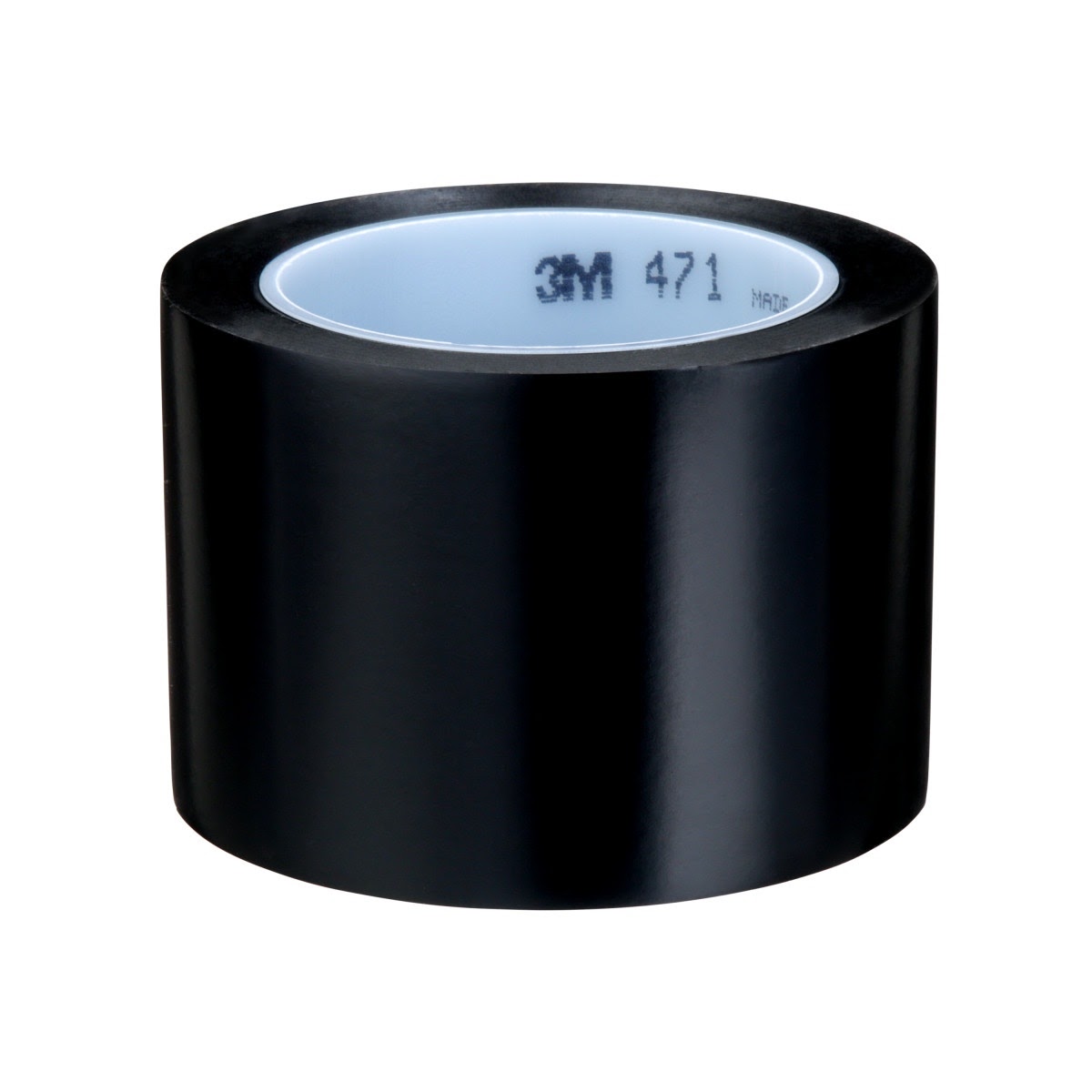 3M 471 Vinyl Tape, Black, 3 in x 36 yd, 5.2 mil (7000122475) (12 Pack)