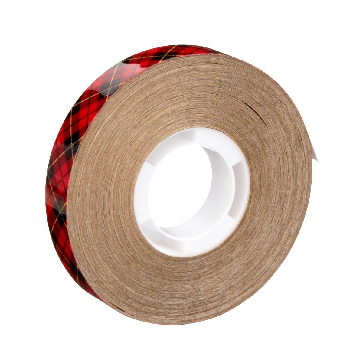 3M 969 Scotch ATG Adhesive Transfer Tape, Clear, 1/2 in x 18 yd, 5 mil, Tan Liner (7000123313) (72 Pack) - 2