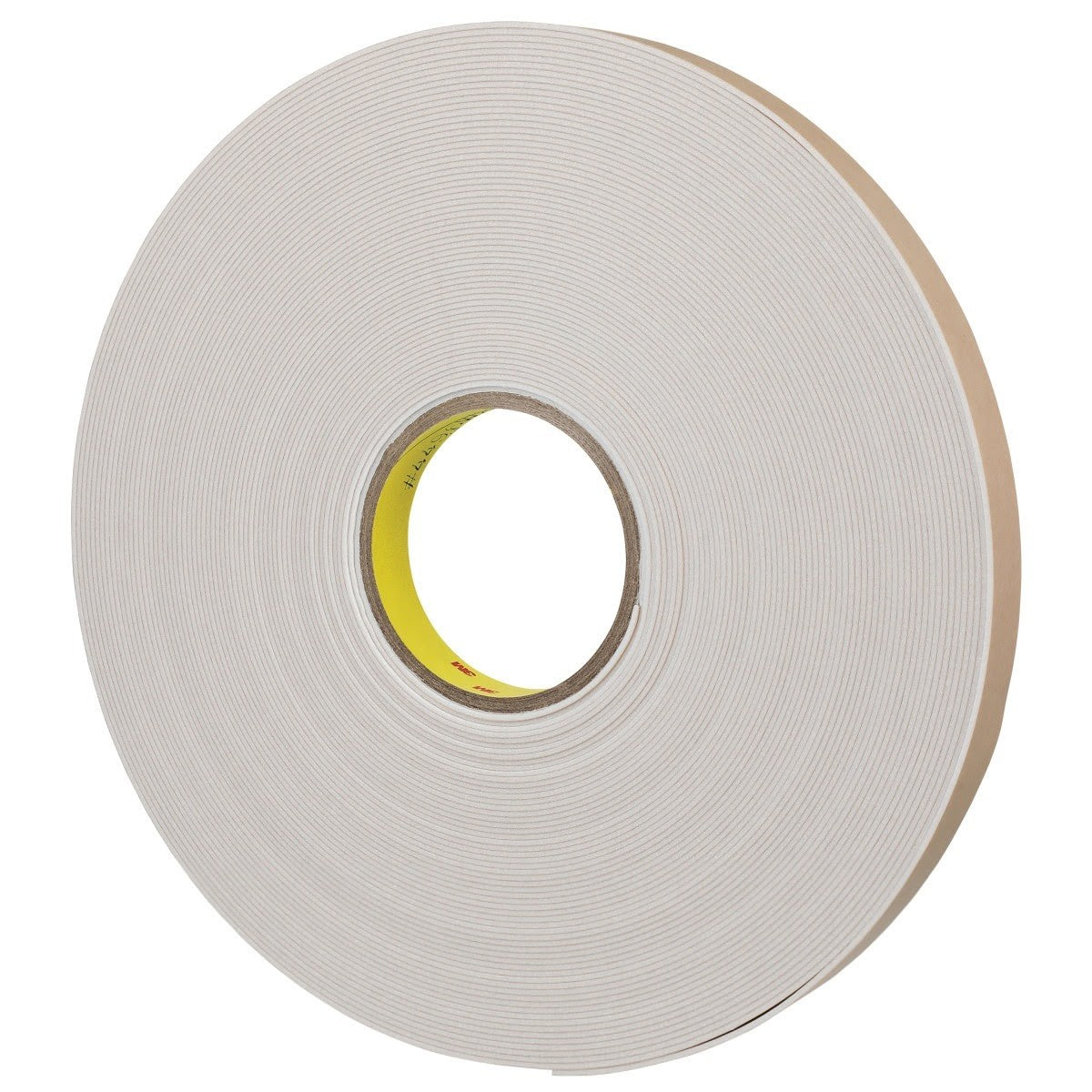 3M 4496B 4496 Double Coated Polyethylene Foam Tape W, White, 1 in x 36 yd, 62 mil (7000123606) (9 Pack) - 3