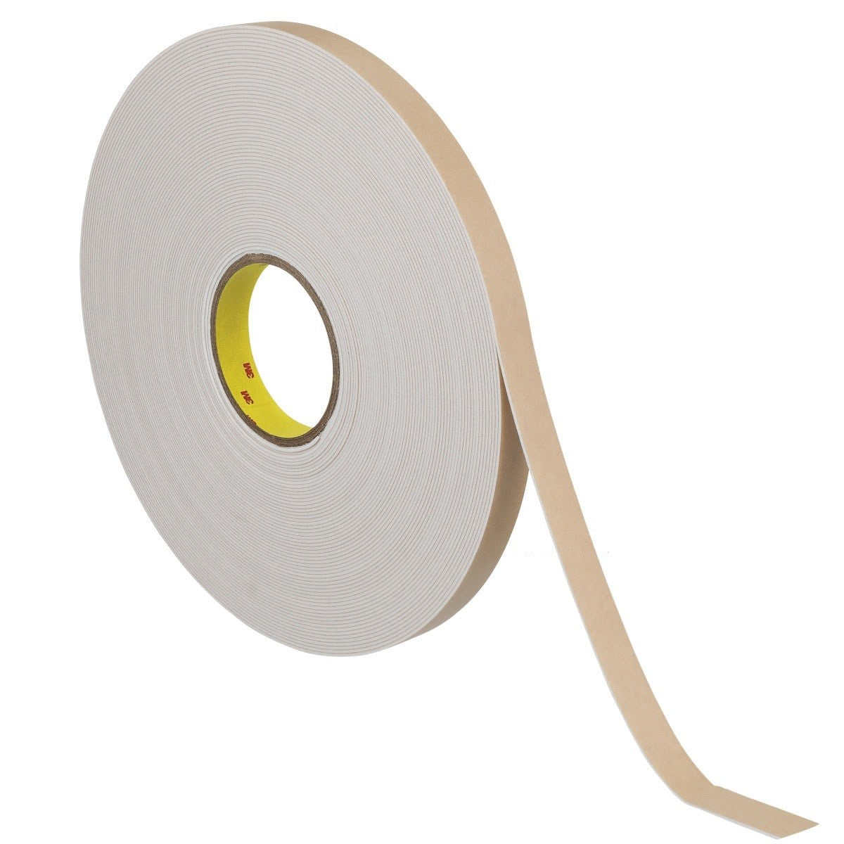 3M 4496B 4496 Double Coated Polyethylene Foam Tape W, White, 1 in x 36 yd, 62 mil (7000123606) (9 Pack) - 5