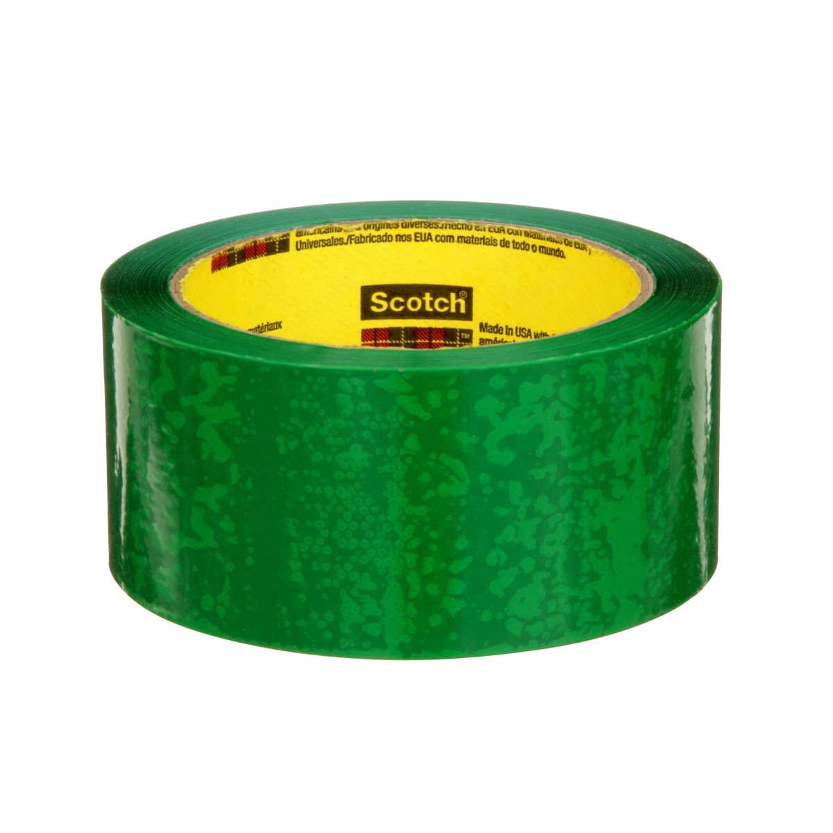 3M 373 Scotch Box Sealing Tape, Green, 48 mm x 50 m (7000123636) (216 Pack)