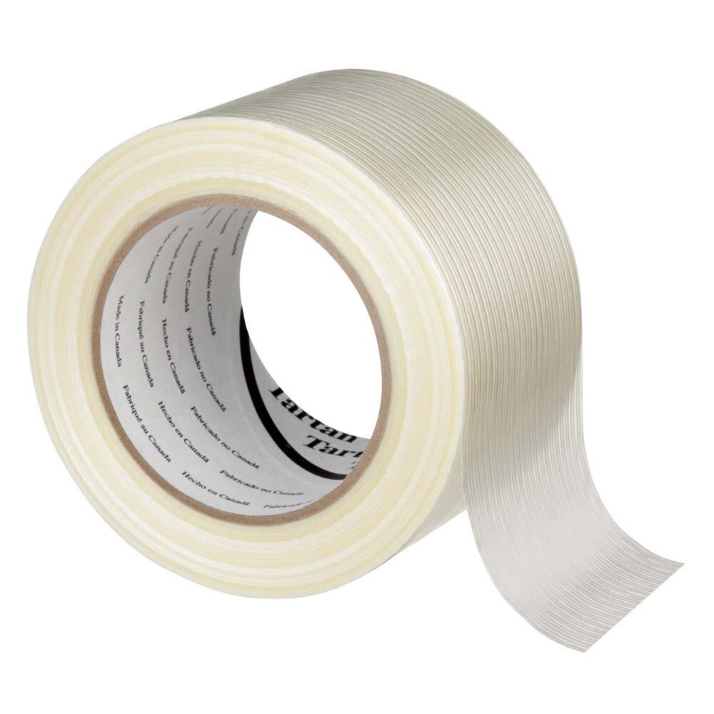 3M 7000123734 Tartan Filament Tape 8934, Clear, 72 mm x 55 m, 4 mil (12 Pack) - 5