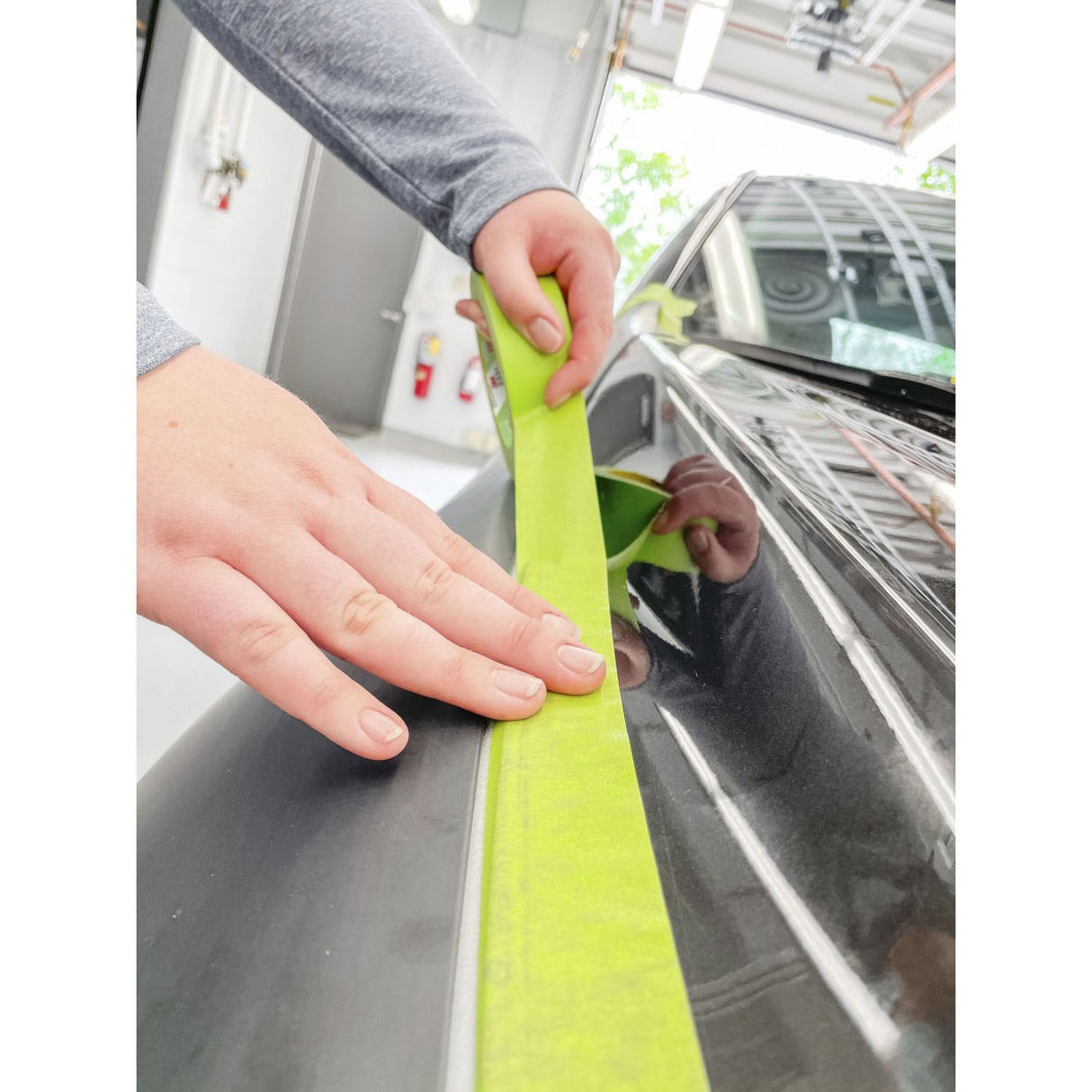3M 233+ 26341 Scotch Performance Green Masking Tape, 72 mm x 55 m, Green (7000123776) (8 Pack) - 6
