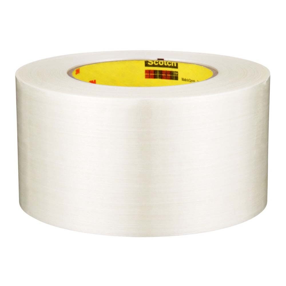 3M 7000123795 Scotch Filament Tape 898, Clear, 72 mm x 55 m, 6.6 mil (12 Pack) - 3