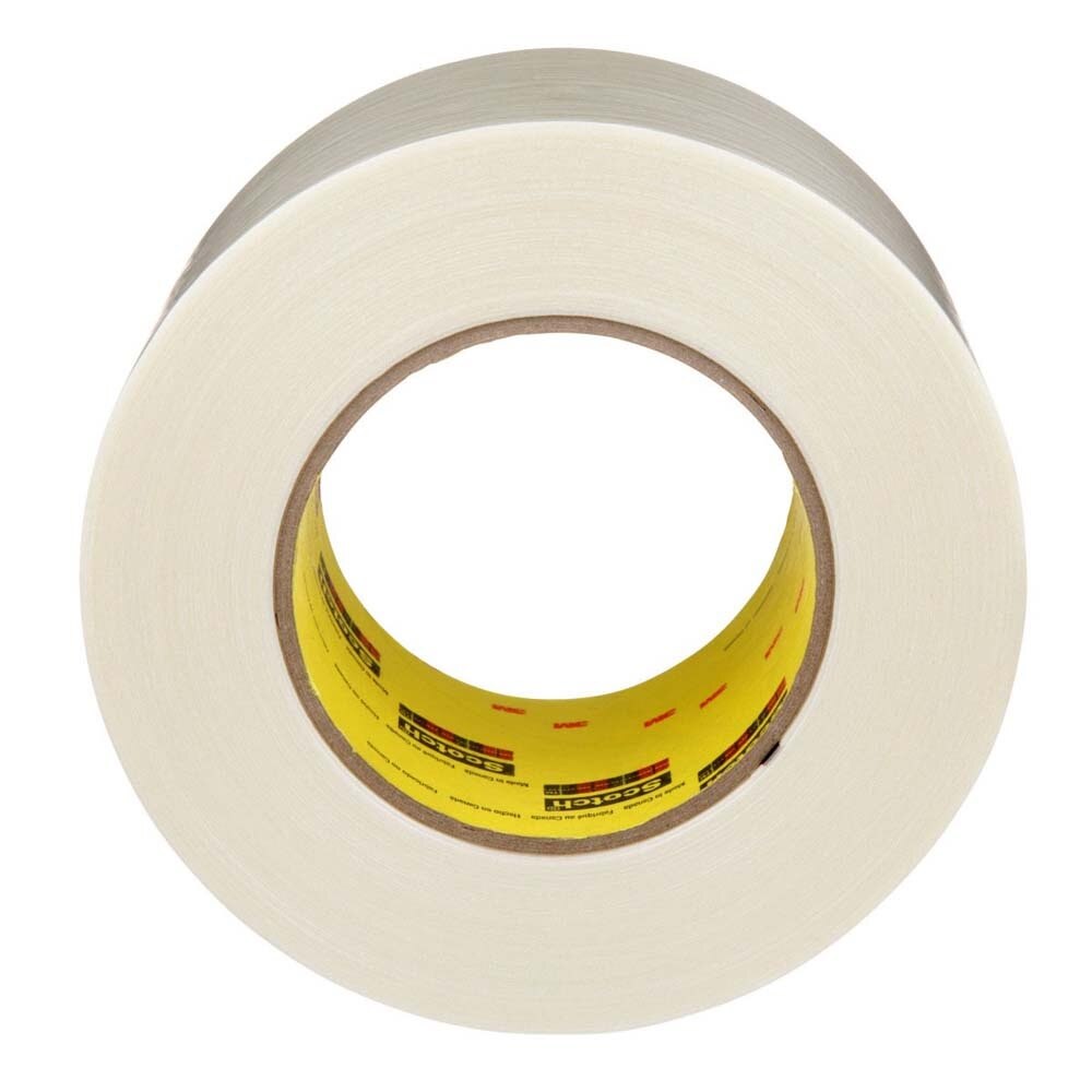 3M 7000123795 Scotch Filament Tape 898, Clear, 72 mm x 55 m, 6.6 mil (12 Pack) - 4