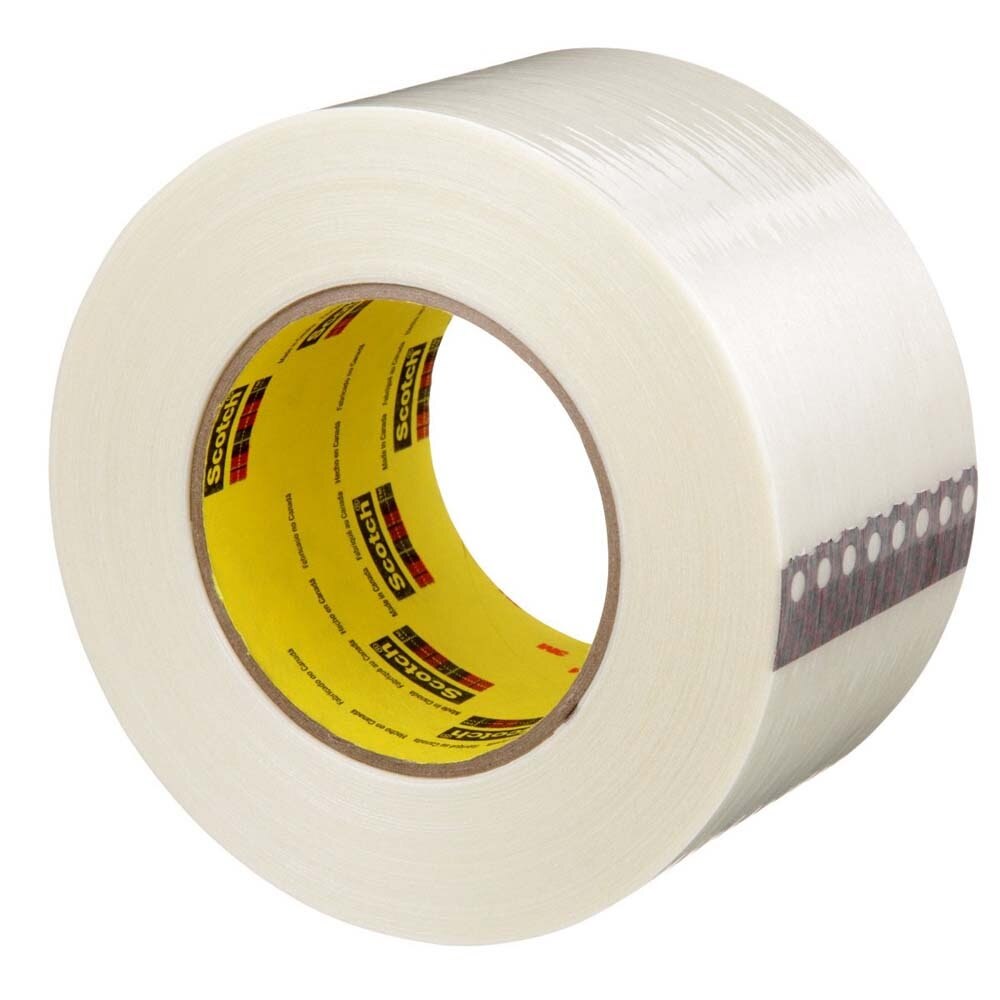 3M 7000123795 Scotch Filament Tape 898, Clear, 72 mm x 55 m, 6.6 mil (12 Pack) - 5