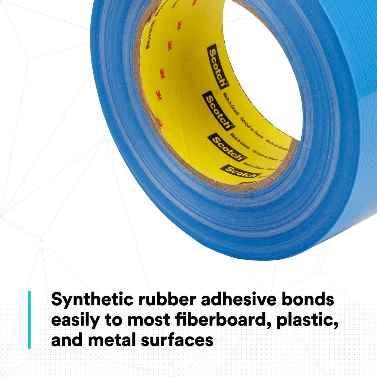 3M 8916V Scotch Filament Tape, Blue, 18 mm x 55 m, 6.8 mil, 6.8 mil (7000123853) (48 Pack) - 2