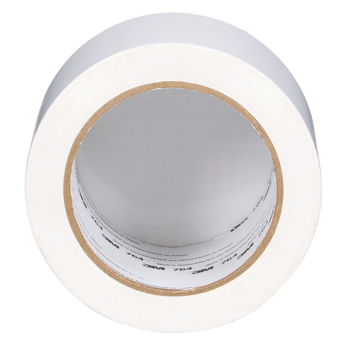 3M 764 43183 General Purpose Vinyl Tape, White, 5 mil, 3 in x 36 yd, Floor Marking, Color Coding (7000123865) (12 Pack) - 5