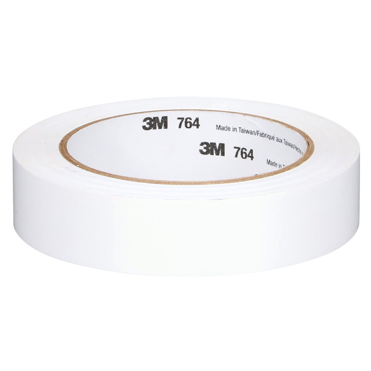 3M 764 General Purpose Vinyl Tape, White, 1 in x 36 yd, 5 mil, Floor Marking, Color Coding, Bundling (43184) (7000123866) (36 Pack) - 3