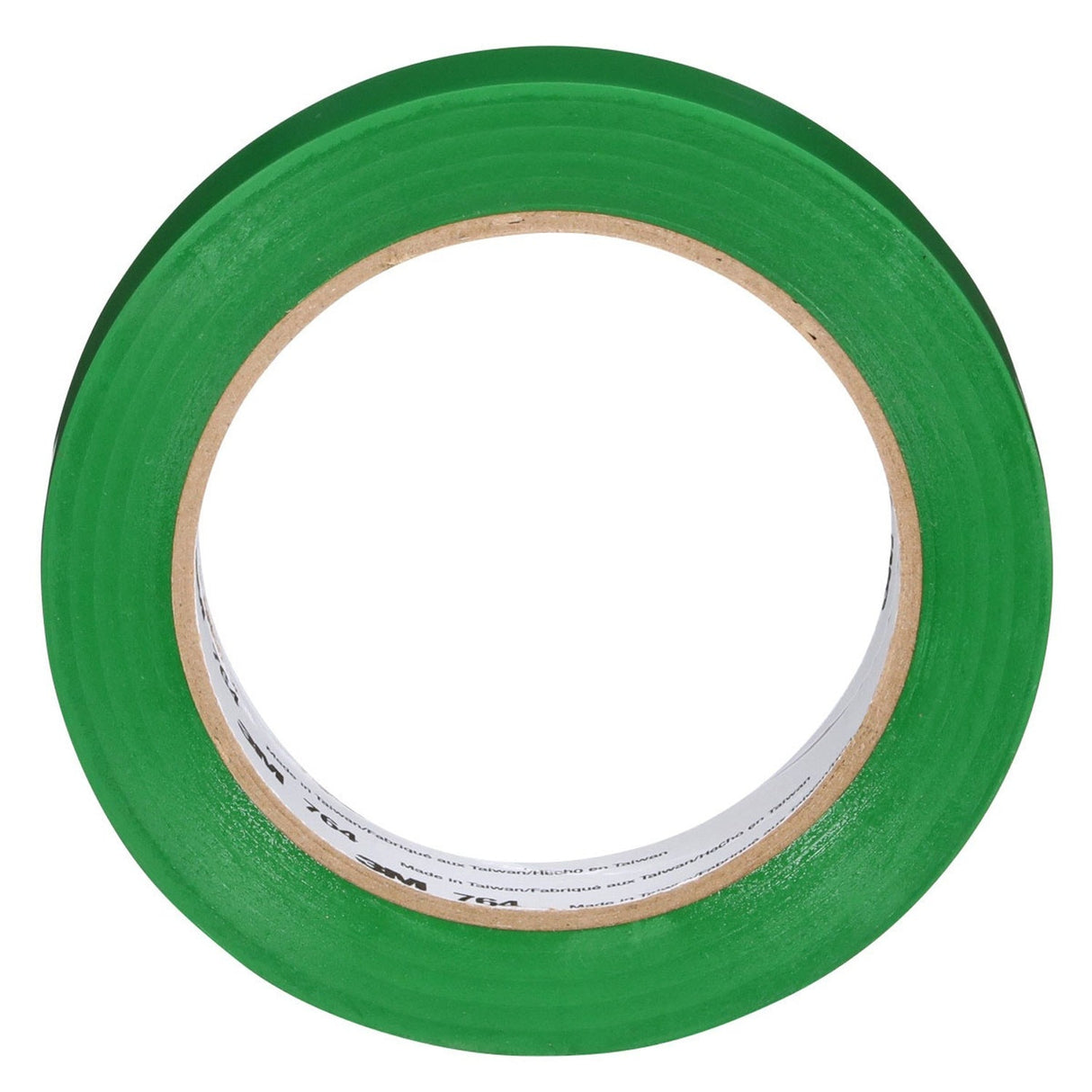 3M 764 General Purpose Vinyl Tape, Green, 1 in x 36 yd, 5 mil (43434) (7000123888) (36 Pack) - 5