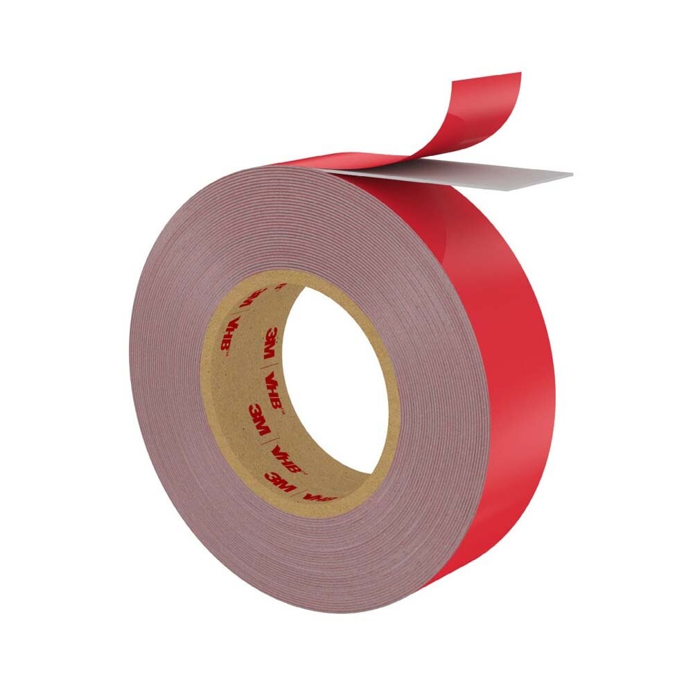 3M 7000123924 VHB Tape 4611 Dark Gray, 1 in x 36 yd, 45 mil for High-Temperature Bonding and HSE Substrates (9 Pack) - 3