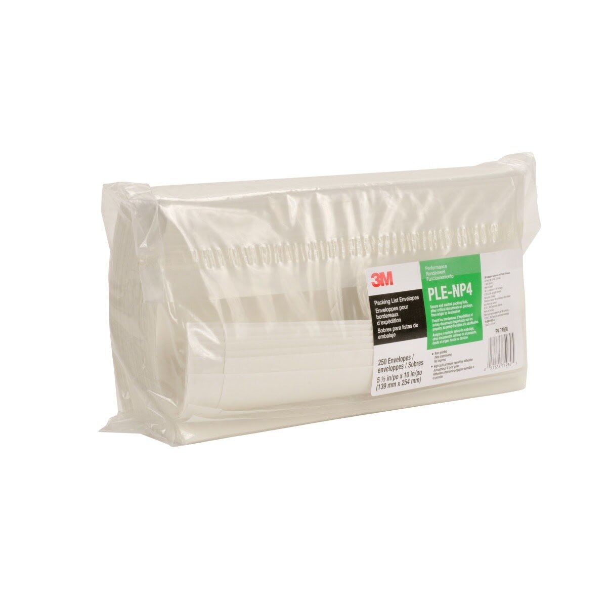 3M NP4 Non-Printed Packing List Envelope, 5-1/2 in x 10 in (7000124019) (1000 Pack)