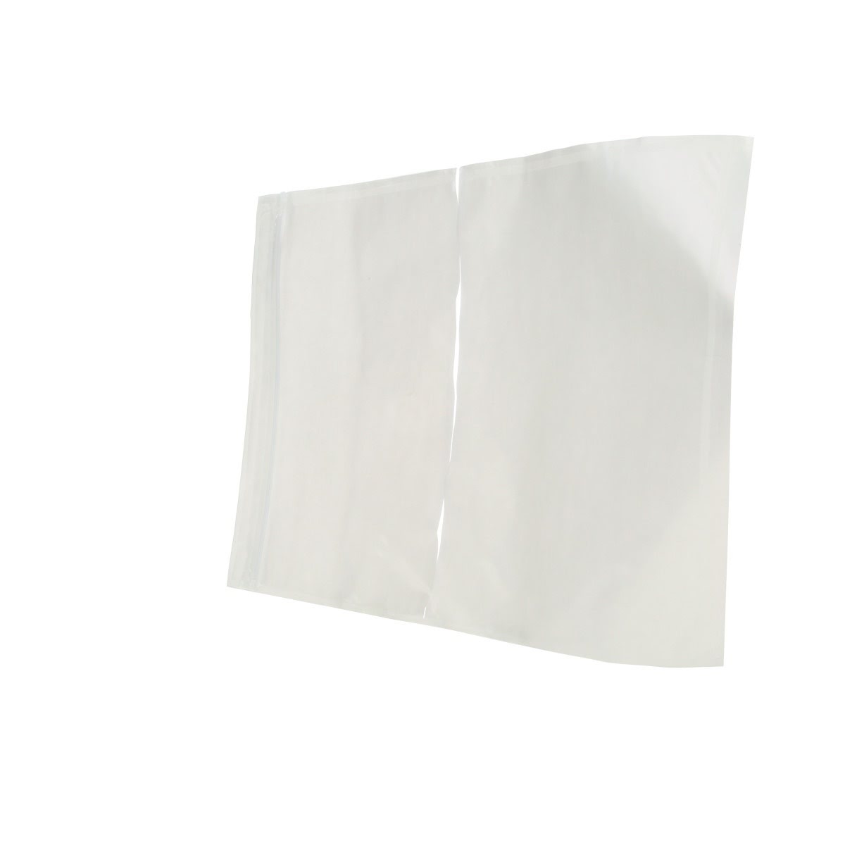 3M NPZ-L Non-Printed Zipper Closure Packing List Envelope, Clear Polyethylene, Transparent, 8-1/2 in x 11-1/2 in (7000124211) (500 Pack) - 2