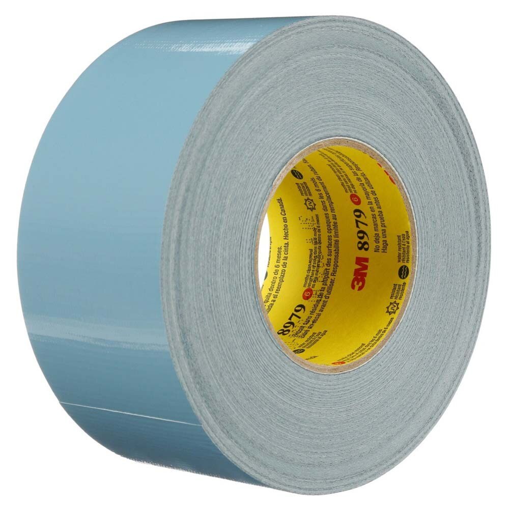 3M 7000124263 Performance Plus Duct Tape 8979, Slate Blue, 72 mm x 54.8 m, 12.1 mil (12 Pack) - 2