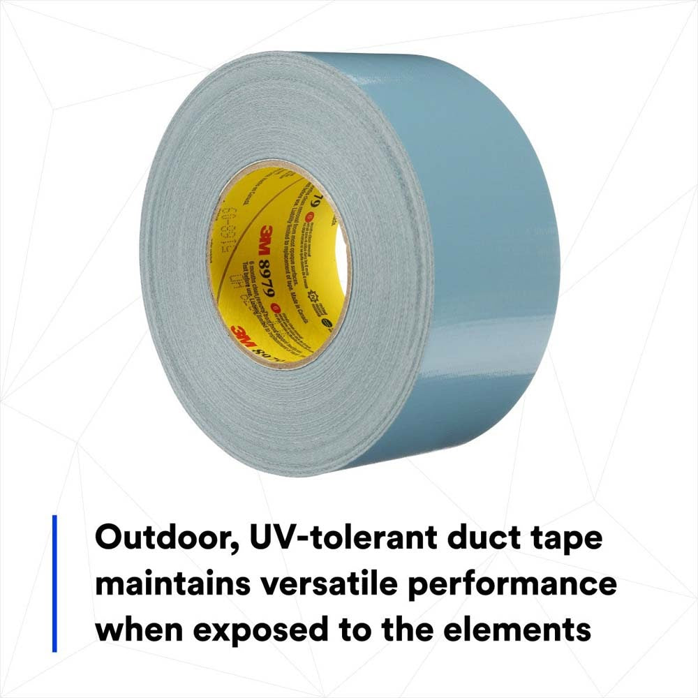 3M 8979 Performance Plus Duct Tape , Slate Blue, 72 mm x 54.8 m, 12.1 mil (7000124263) (12 Pack) - 5