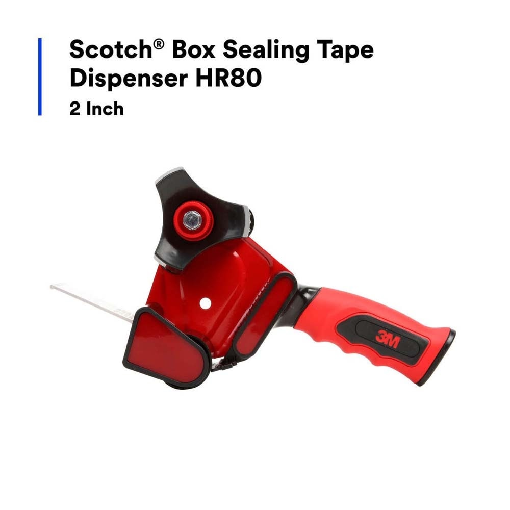 3M HR-80 Scotch Box Sealing Tape Dispenser HR80, 2 in, 6 (7000124739) - 3