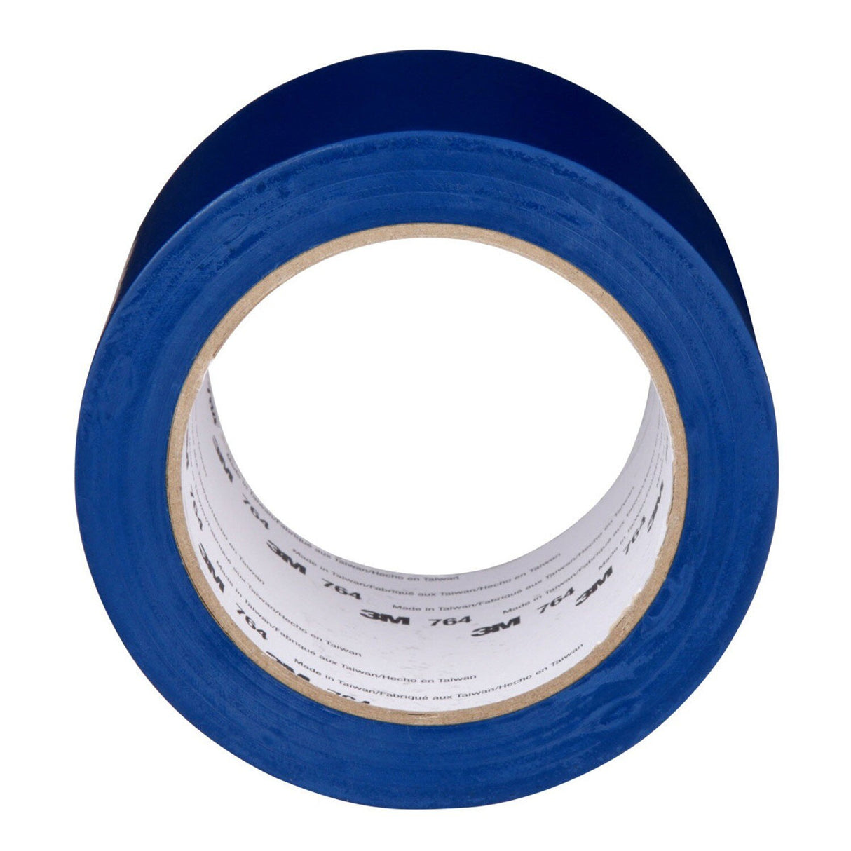 3M 764 Vinyl Tape General Purpose Blue 3 in x 36 yd Light Traffic Floor Marking Tape for Color Coding and Safety (7000124864) (12 Pack) - 5