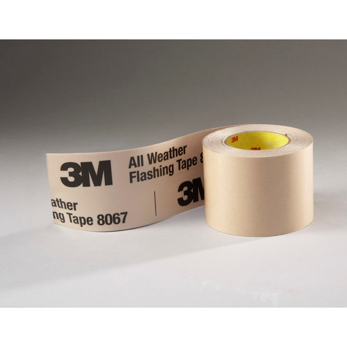 3M 8067 All Weather Flashing Tape, Tan, 9 in x 75 ft, Adhesive Split Liner, Waterproof Flashing (7000124877)