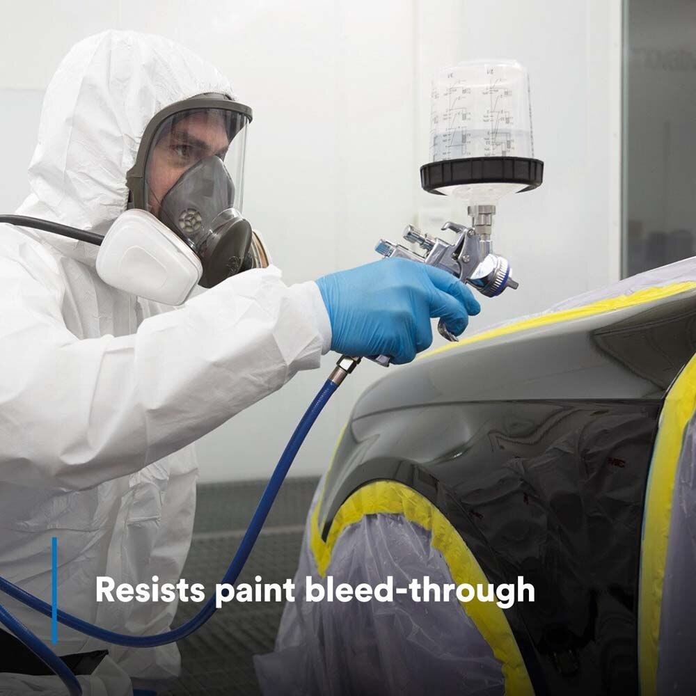 3M 7000124889 Performance Yellow Masking Tape 301+, 24 mm x 55 m, 6.3 mil (36 Pack) - 8