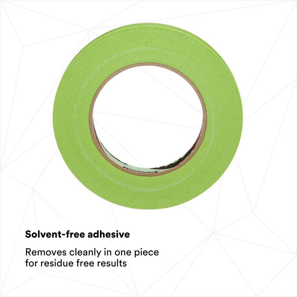 3M 401+ High Performance Green Masking Tape , 12 mm x 55 m 6.7 mil (7000124894) (48 Pack) - 6