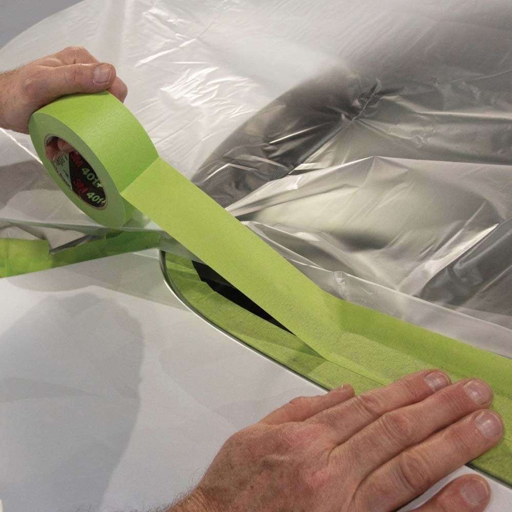 3M 7000124894 High Performance Green Masking Tape 401+, 12 mm x 55 m 6.7 mil (48 Pack) - 9