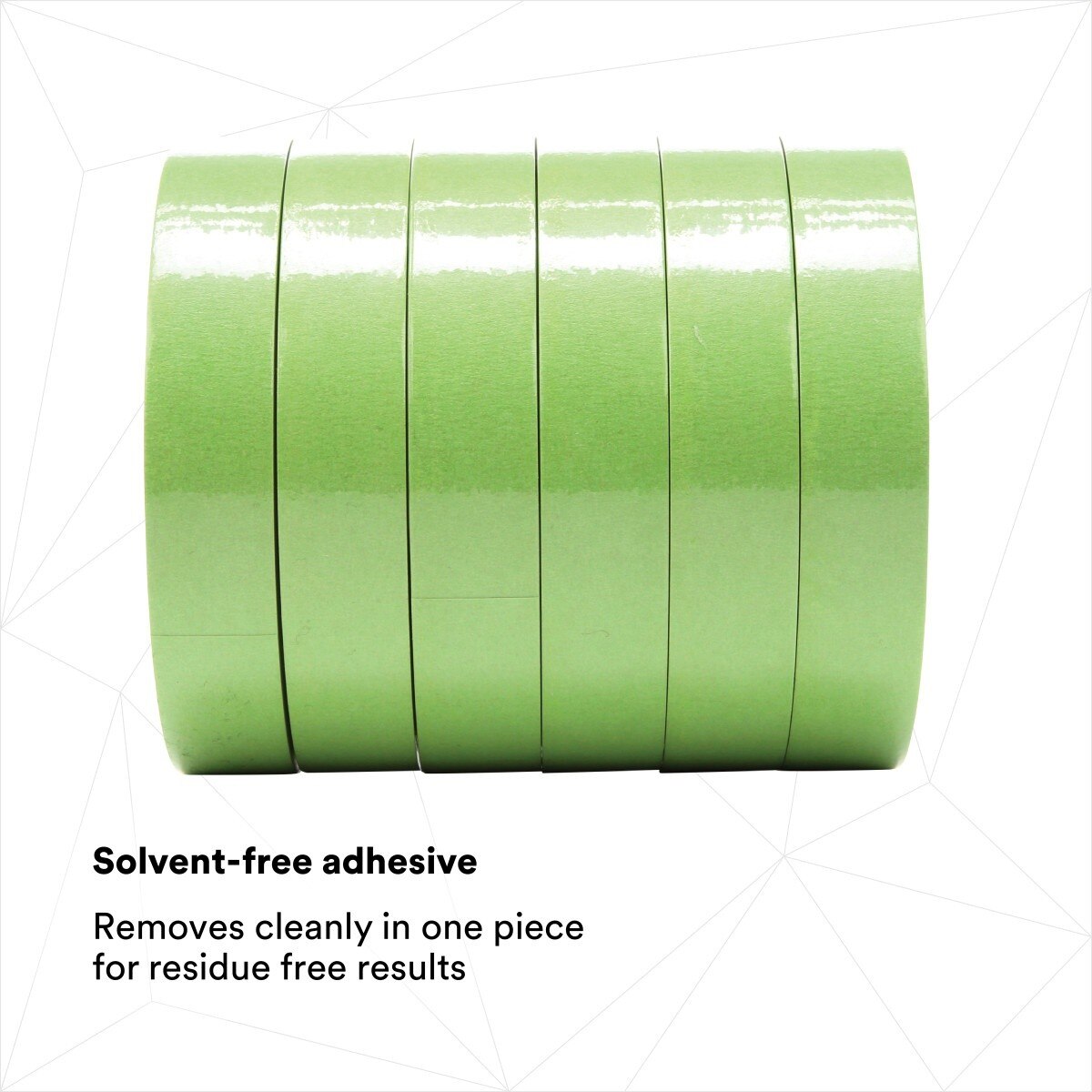 3M 401+ Scotch High Performance Green Masking Tape, 24 mm x 55 m, 6.4 mil (7000124896) (24 Pack) - 8