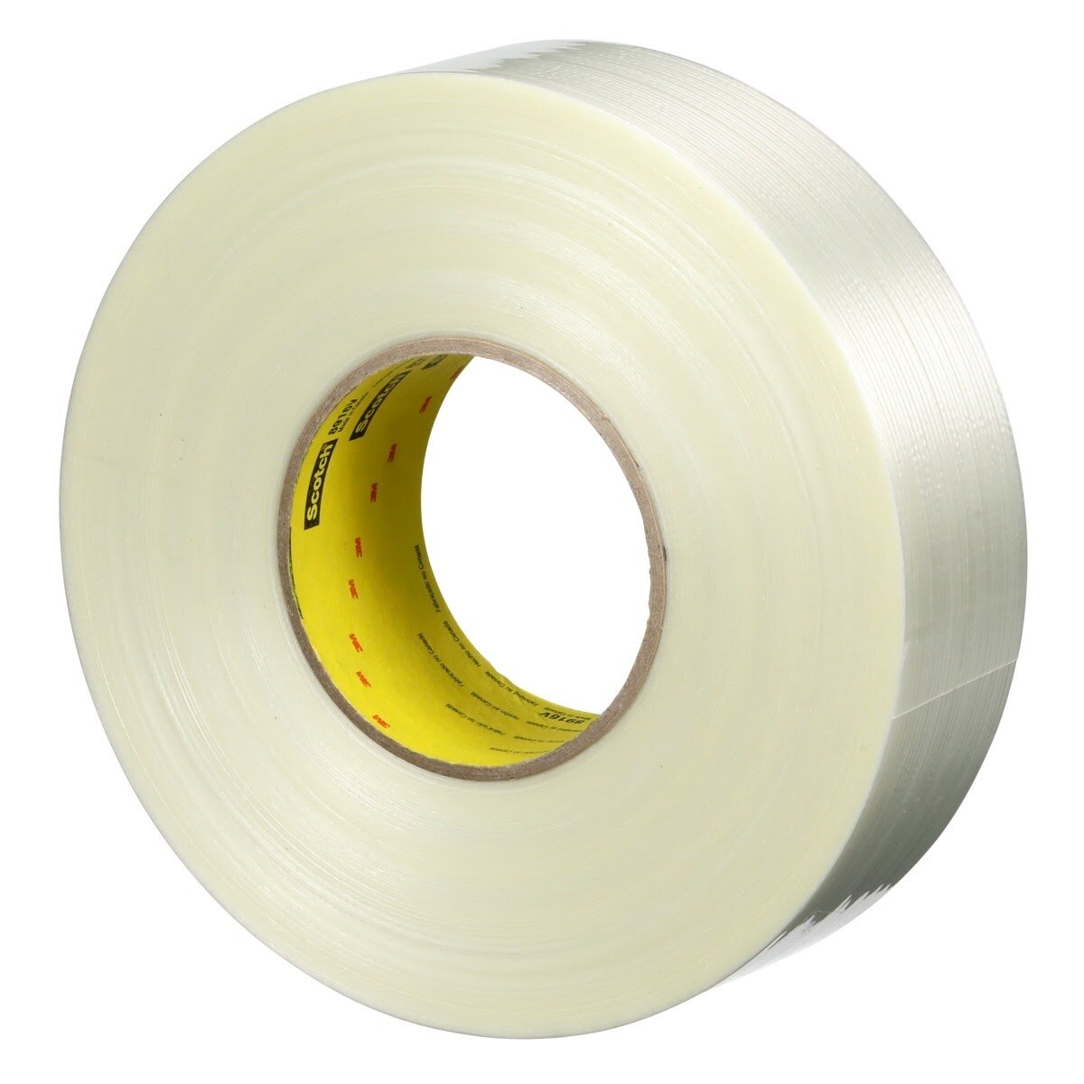 3M 8916V Scotch Filament Tape, Clear, 48 mm x 110 m, 6.8 mil, 6.8 mil (7000124904) (12 Pack)
