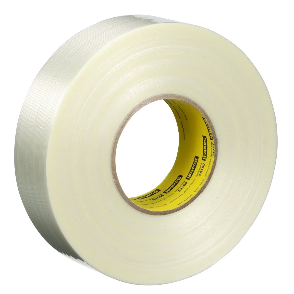 3M 8916V Scotch Filament Tape, Clear, 48 mm x 110 m, 6.8 mil, 6.8 mil (7000124904) (12 Pack) - 4